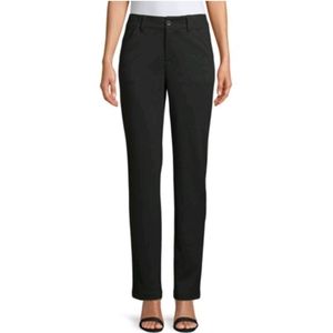 NWT Time and Tru women's Black Knit Trousers Size 18